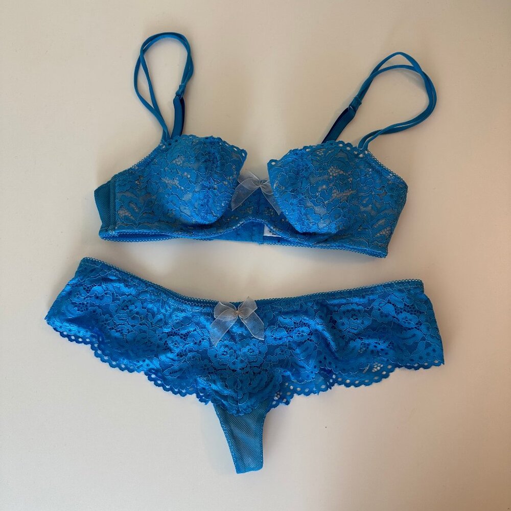 b.tempted Lace Bra and Panty Set